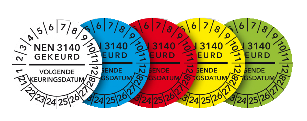 NEN3140 Keurstickers