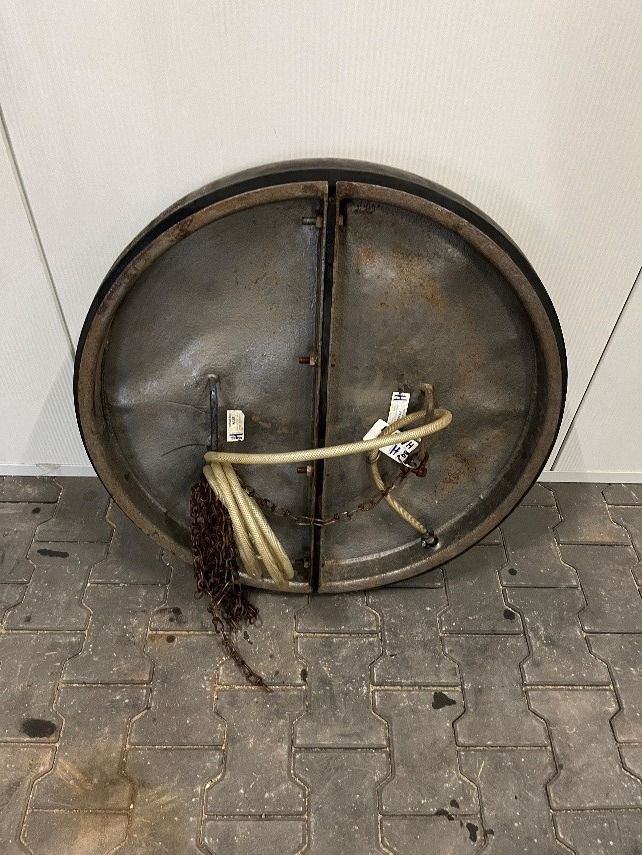 HV-130203- Rioolafsluiter plaat 2-delig Ø 800 mm